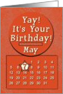 May 7th Yay It’s Your Birthday date specific card