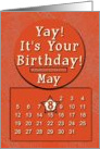 May 8th Yay It’s Your Birthday date specific card