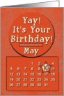 May 10th Yay It’s Your Birthday date specific card