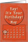 May 12th Yay It’s Your Birthday date specific card