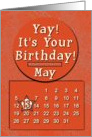 May 13th Yay It’s Your Birthday date specific card