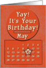 May 16th Yay It’s Your Birthday date specific card