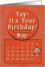 May 18th Yay It’s Your Birthday date specific card