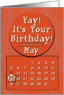 May 19th Yay It’s Your Birthday date specific card