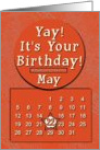 May 22nd Yay It’s Your Birthday date specific card