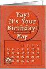 May 26th Yay It’s Your Birthday date specific card