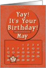 May 27th Yay It’s Your Birthday date specific card