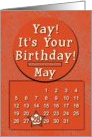 May 28th Yay It’s Your Birthday date specific card