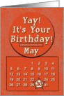 May 30th Yay It’s Your Birthday date specific card