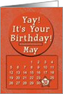 May 31st Yay It’s Your Birthday date specific card