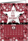 June 5th Yay It’s Your Birthday date specific card