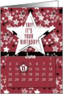 June 11th Yay It’s Your Birthday date specific card