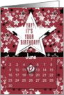 June 12th Yay It’s Your Birthday date specific card