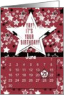 June 21st Yay It’s Your Birthday date specific card