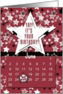June 25th Yay It’s Your Birthday date specific card