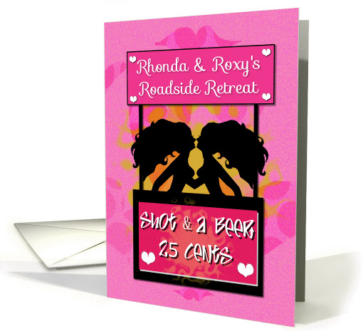 Birthday Wishes Adult Sexy Mod Women card (1155036)