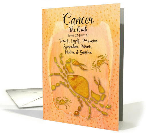 Happy Birthday Cancer Crab Traits Zodiac Astrology... (1423788)