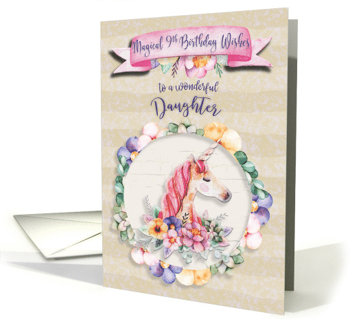 Happy Birthday 9th Birthday to Daughter Pretty Unicorn... (1490618)