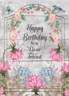 Dear Friend Birthday...