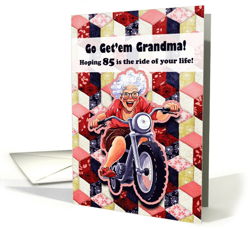 Grandma 85th Birthday Feisty Senior Woman on Mointain... (1777838)