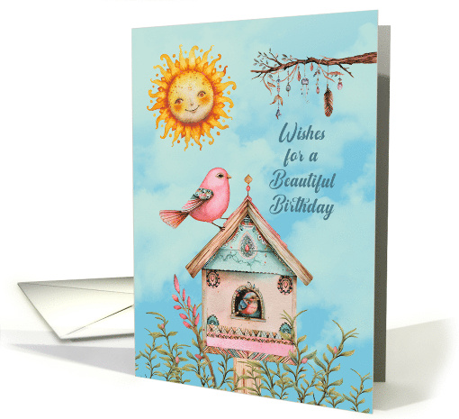 To Anyone Birthday Boho Birds and Sun card (1822862)