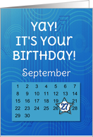 September 27th Yay It’s Your Birthday date specific card
