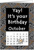 October 24th Yay It’s Your Birthday date specific card