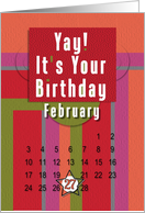 February 27th Yay It’s Your Birthday date specific card