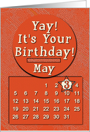 May 3rd Yay It’s Your Birthday date specific card