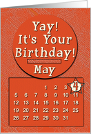 May 4th Yay It’s Your Birthday date specific card