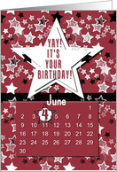 June 4th Yay It’s Your Birthday date specific card