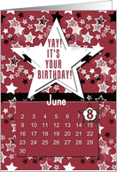 June 8th Yay It’s Your Birthday date specific card