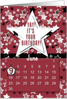 June 9th Yay It’s Your Birthday date specific card