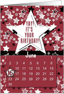 June 16th Yay It’s Your Birthday date specific card