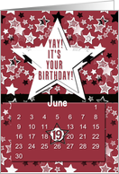 June 19th Yay It’s Your Birthday date specific card