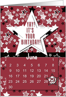 June 29th Yay It’s Your Birthday date specific card