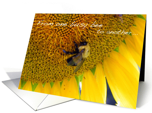 From One Busy Bee to Another card (848415)