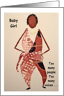 Baby Girl, Too many voices, Afro-Centric card