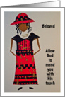 Feel Better, Beloved, Allow God, Afro-Centric card