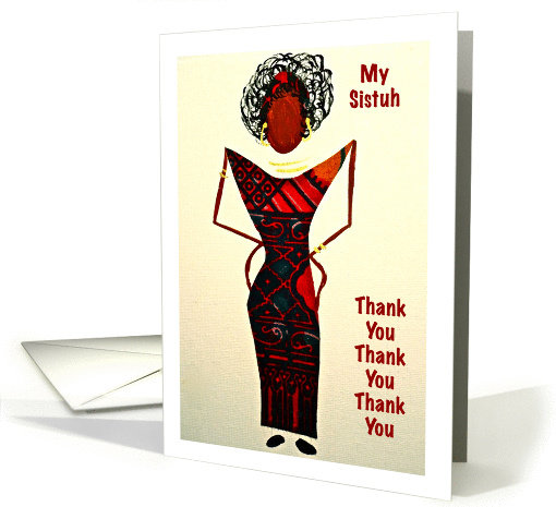 My Sistuh, Thank you card (874496)