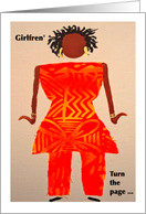 Girlfren’, Turn the page, Afro-Centric card