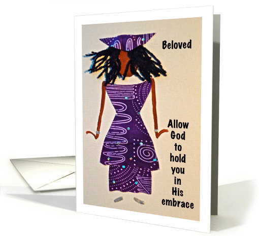 Sympathy, Beloved, Allow God, Afro-Centric card (882359)