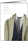 Birthday for Him, Shirt tie jacket and overcoat card