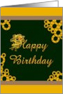 Dragon Head Birthday card