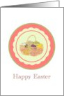 Easter Basket of Dyed Eggs card