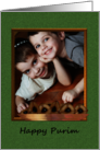 Purim Photocard Delicious Hamantashen card