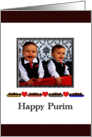 Purim Photocard Delicious Hamantashen And Red Hearts card