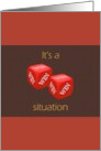 Encouragement Don’t Give Up It’s A Win Win Situation card