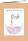 Birthday Food Mixer and Bowl of Wondrous Things card