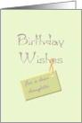 Birthday for Daughter Warm Wishes card